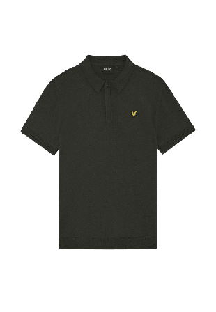 Lyle & Scott SS Knitted polo Shirt Skjortor blusar Herr Grå 164/170