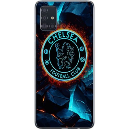 Yhteensopiva Puhelinkuori Samsung Galaxy A51 Chelsea Jalkapalloseura Englanti Premier League Kilpailukykyinen Joukkue Tekninen Laatu ja Globaali Kanna