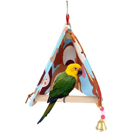 Sjælden perle hus fugl papegøje lounge stol papegøje undulat trekant hængekøje telt fuglebur aborre lille