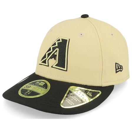 New Era - MLB Beige fitted Caps - Arizona Diamondbacks MLB21 City Connect Off Low Profile 59FIFTY Beige/Black Fitted @ Hatstore