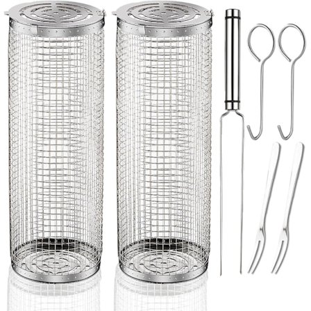 Rullende Grillkurver for Utendørs BBQ Grill