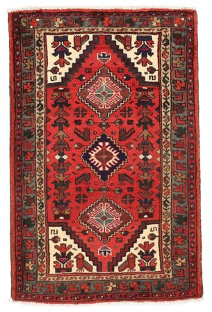 Oriental Hamadan Rug 80X123 Wool, Persia