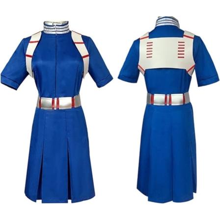 För Cosplay My Hero Shoto Todoroki Anime Kvinnors Academia Student För Cosplay - Komplett Kostym Set Kjol Skjorta Väst och Bälte 3X-Large