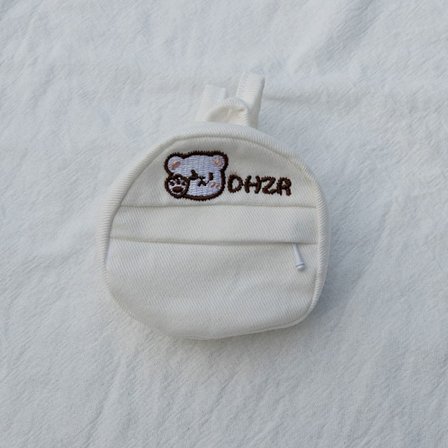 Reppu 20cm puuvillanukke VALKOINEN - varasto