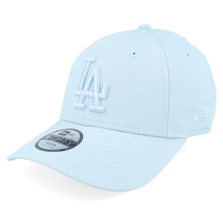 New Era - MLB Ble adjustable Czapka Z Daszkiem - Kids Los Angeles Dodgers League Essential 9FORTY Pale Blue Adjustable @ Hatstore
