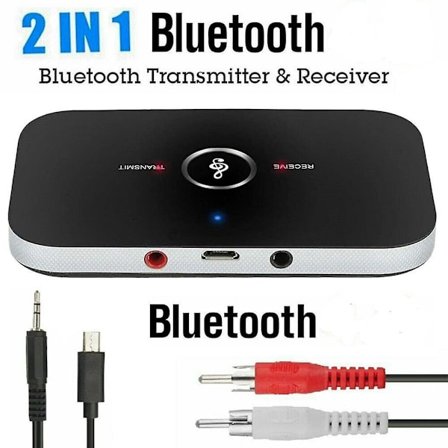 Bluetooth-ljudadapter Bluetooth 4.1 sändare och mottagare, 2-i-1