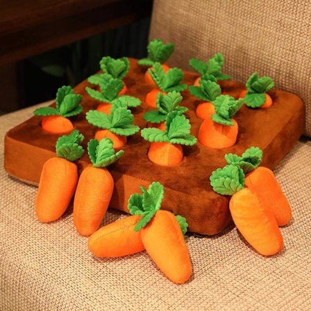 Seek Carrot Farm Hundeleksak Långsam utfodring Stressreducering