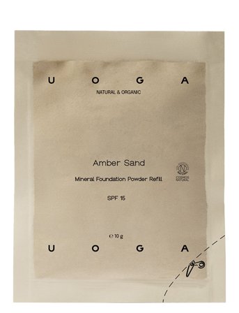 Uoga Uoga Uoga Uoga Mineral Foundation Powder Refill, Amber Sand 10G - 10 g