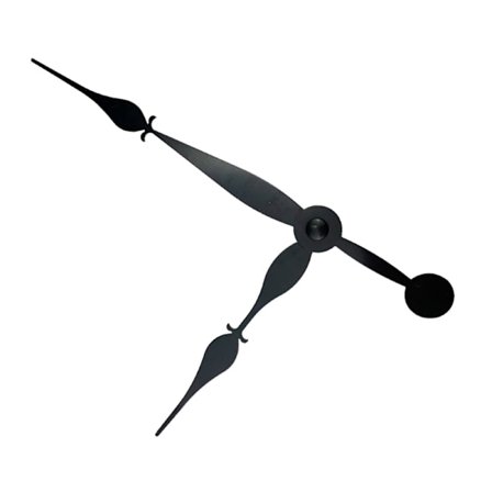 DIY 16 tum Tyst Klockurverk Kit Quartz Klocka Väggklockor Urverk för 35-40cm Diameter Panel