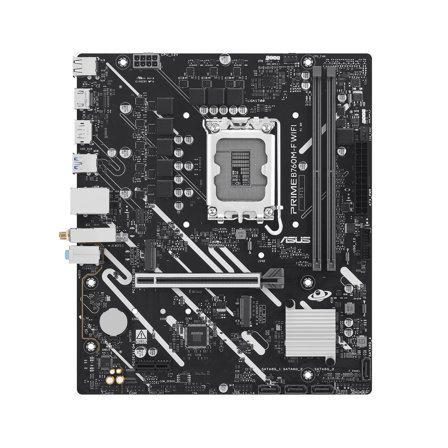 ASUS S PRIME B760M-F WIFI - Motherboard - micro ATX - LGA1700 Socket - B760 Chipset - USB 3.2 Gen 1 - Gigabit LAN, Wi-Fi 6, Bluetooth - onboard