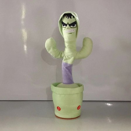 Dansande kaktus som upprepar vad du säger, sjungande kaktus inspelningsleksaker