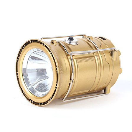 LED campinglampe solcelle, vanntett LED campinglanterne/LED campinglampe