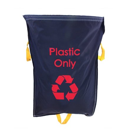 Recycling Bag Racksack Set | Plastic only | 5-pack | 920x1000 mm - AJ Products