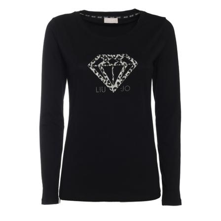 Liu Jo, Sweatshirt Czarny, Kobieta, Rozmiar: S