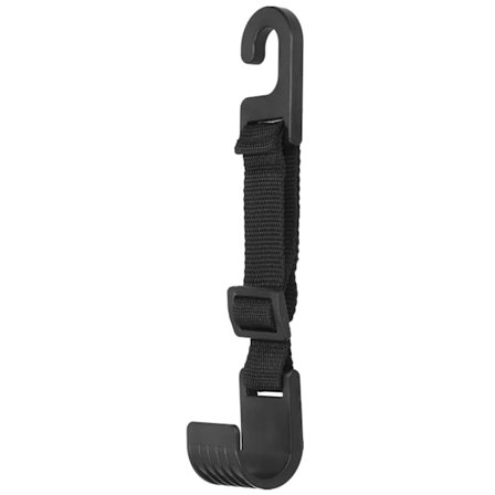 Bil Hovedstøtte Krog Bagsæde Justerbar Sideåbningsdesign Afrundet Sort 5kg/11lb til Håndtaske Frakke