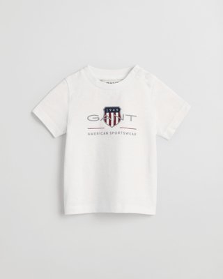 GANT - Baby Archive Shield T-skjorte white