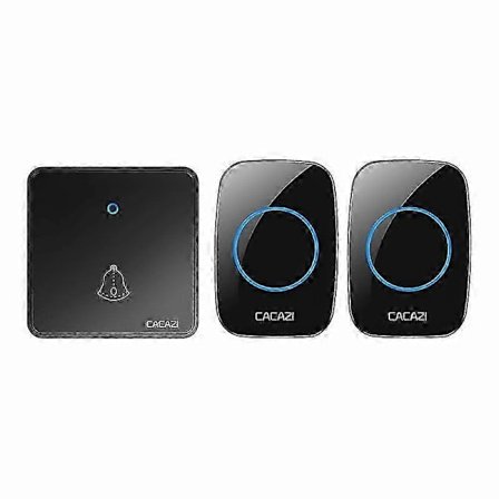 Trådløs Digital Fjernbetjening Dørklokke 86 Stor Knap Personsøger Hjem Dørklokke En-Til-To Personsøger