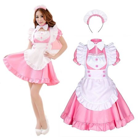 100% Ny, anime-tjenerkjole Cosplay Lolita Fancy Dress Tjenerantrekk Halloween-kostyme for kvinner