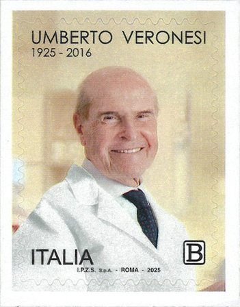 Italien - 100 årsdagen for Umberto Veronesis fødsel, 1925-2016 - Postfrisk Frimærke