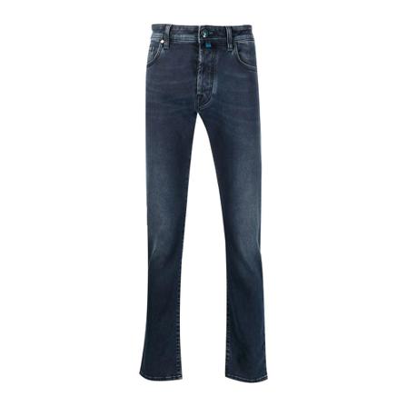 Jacob Cohën, Straight Jeans Blauw, Heren, Maat:W32,Cotton