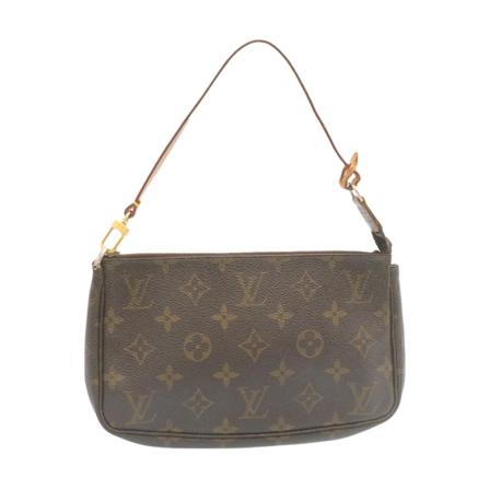 Louis Vuitton Vintage, Pre-Owned Pouch Accessories Monogram Bag Bruin, Dames, Maat:ONE Size
