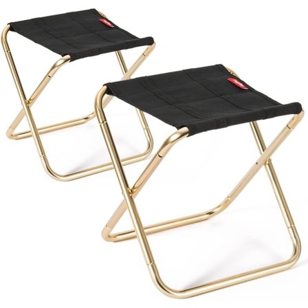 Sammenklappelig Camping Skammel, Ultralet, 2-pak