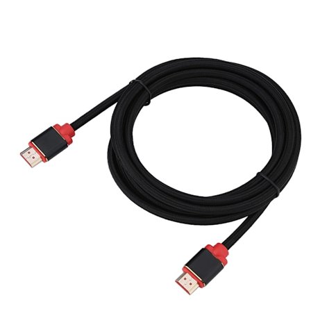 4K 2160p UHD HDMI-kabel hane till hane flätad sladd 2.0 höghastighets 3D för PS3 PC HD 3 meter