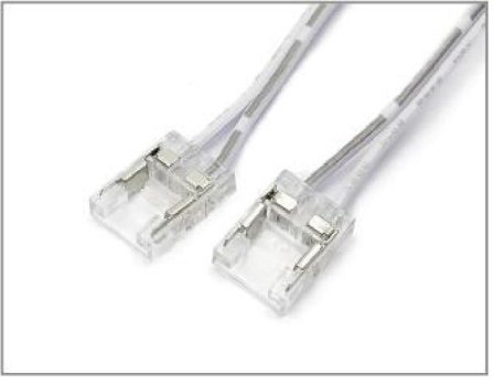 SYNERGY Flex Strip zub. COB IP20 double Connector + wire single color 8mm