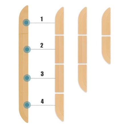 Kynnysramppi robotti-imurille 1 setti Beige—pa