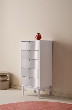 Jotex - Kommode Hvit - TOULUSE - Kjøp Barneskap & barnehyller hos Jotex