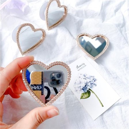 Heart Mirror Popup Hållare