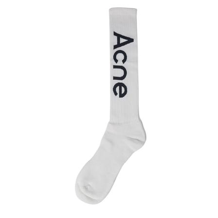 Acne Studios Socks Hvid, Herre Strømper, Størrelse: M