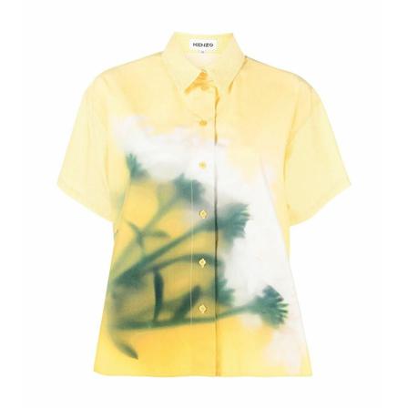 Kenzo Short Sleeve Shirts , Geel , Dames , Maat: 2XS