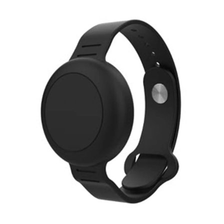 Ofkoz vandtæt armbånd til Apple AirTag i justerbar silikone - S