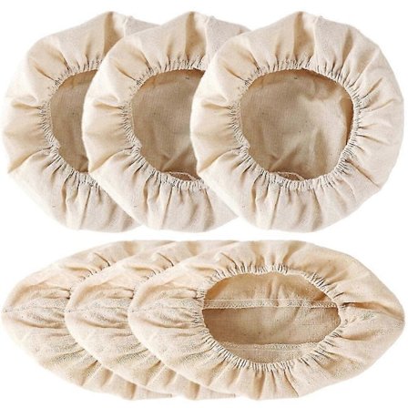6 stk Brød Banneton Hevekurv Liner Klut Deksel Baking Dough Heving Surdeig Kurv Klut Liner-Yvan
