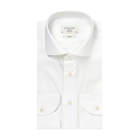 Profuomo, Shirt Wit, Heren, Maat:S