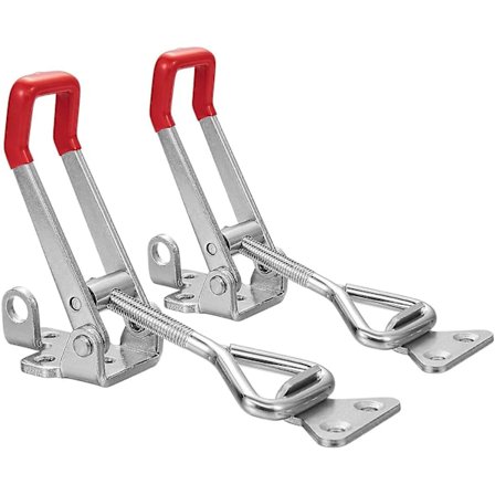 Tungt Justerbar Toggle Latch Klemme Med Låsehull 660lbs Holdkapasitet Stor Trekkaksjon Latch {Db}