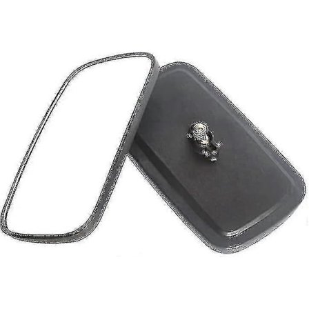 Bakspejl til gaffeltrucks, udvendigt spejl til gaffeltrucks - sidespejl til lastbiler - til lastbil, gravemaskine, traktor, entreprenørmaskiner 23,5 