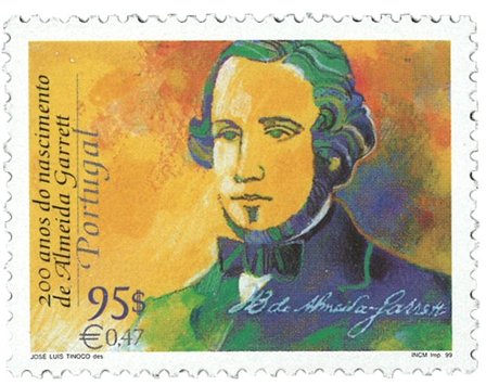 Portugal - A. Garrett - Postfrisk frimærke