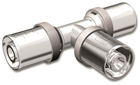LK Systems PressPex 1872141 T-koppling 40 x 32 x 32 mm, Installation