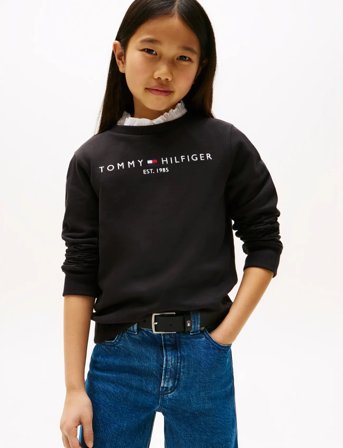 Tommy Hilfiger Essential Sweatshirt - Black - 122
