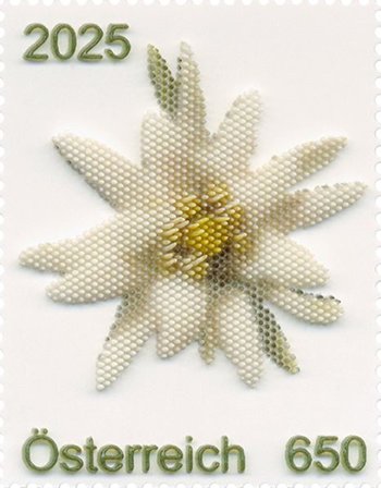 Østrig - Edelweiss - Postfrisk frimærke