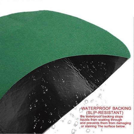 93 cm:n huopainen joulukuusen alusmatto - Vedenpitävä imukykyinen liukueste lattiasuoja - Kodin sisustus joulukuusen matto