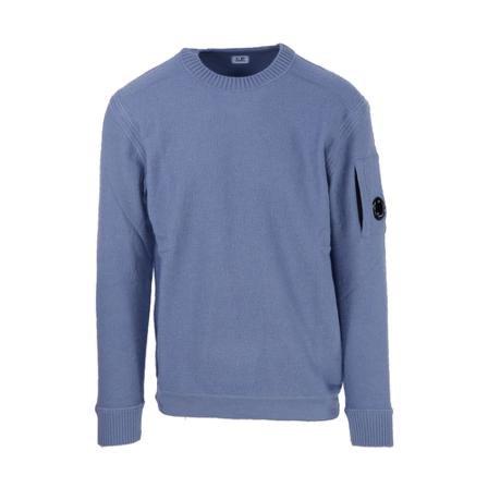 C.p. Company, Knitwear Crew Neck Blauw, Heren, Maat:M