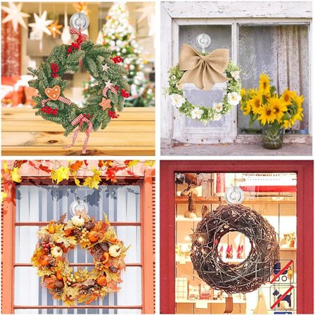 Girlanderhenger, stor størrelse gjennomsiktig kraftig sugekopp