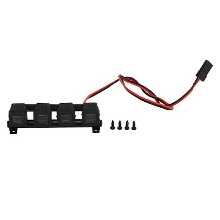 RC Bil Tag LED Lys Klar Spotlight Justerbar Base til Axial SCX24 FCX24 1/18 1/24 Kvadratisk Lys