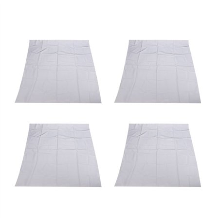 4X Sølv Reflekterende Stof Sy På Fiber 39,4 Tommer Stof Materiale Kemisk Substans