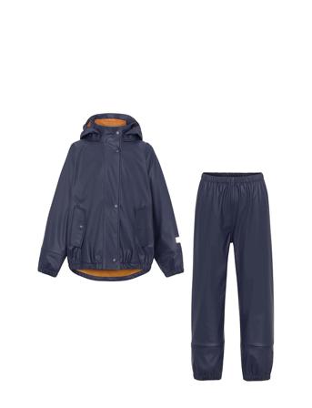 Zet Outerwear Rainwear Rainwear Sets Blå Molo