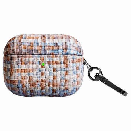 AirPods Pro 2 etui i vævet stil med spænde - Morandi-Farve