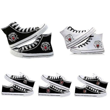 Barn Vuxen Sneakers Casual Skor Hög/Låg Topp high top black 42